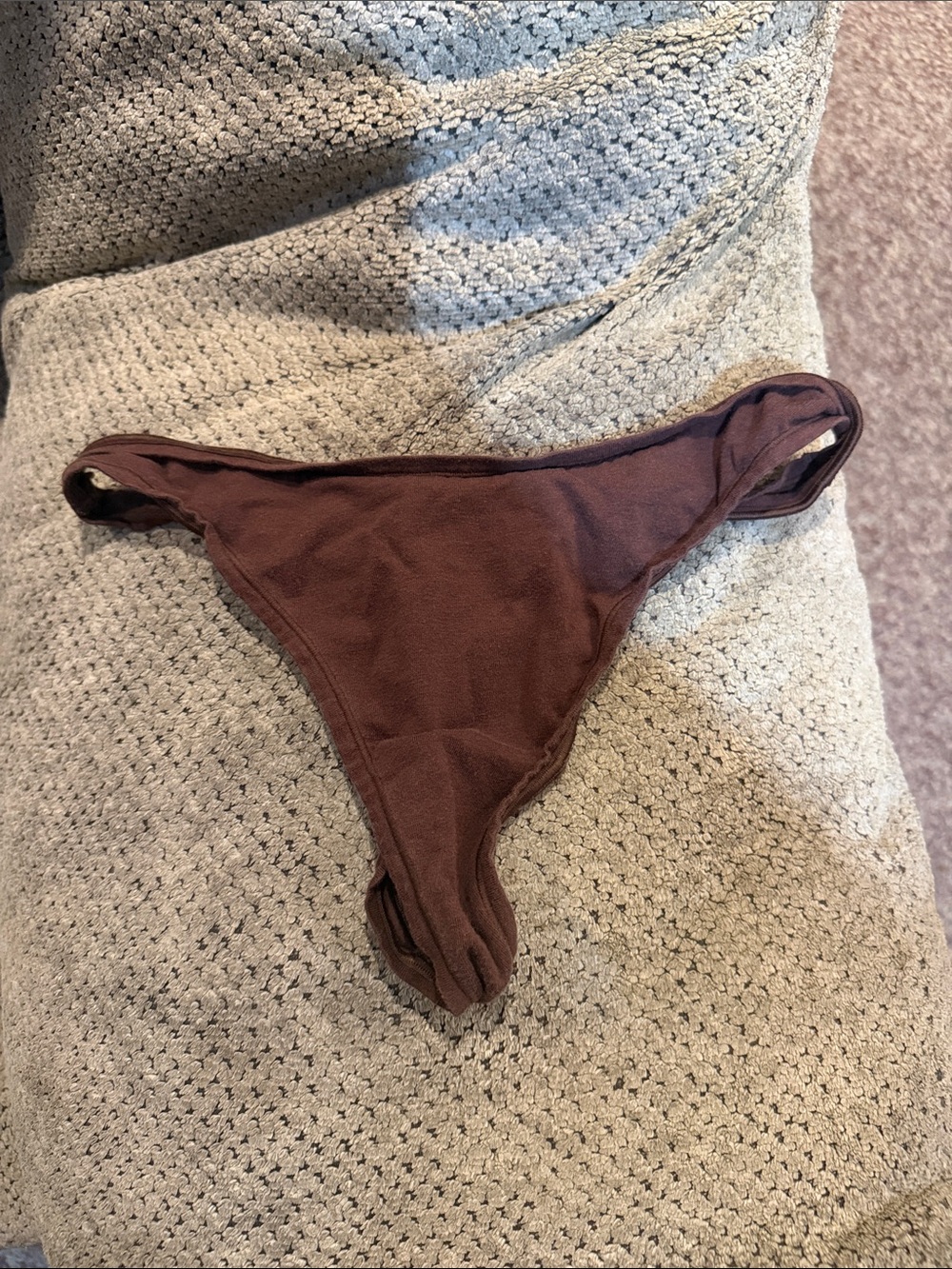 Victoria's Secret Brown Bikini Thong Panty